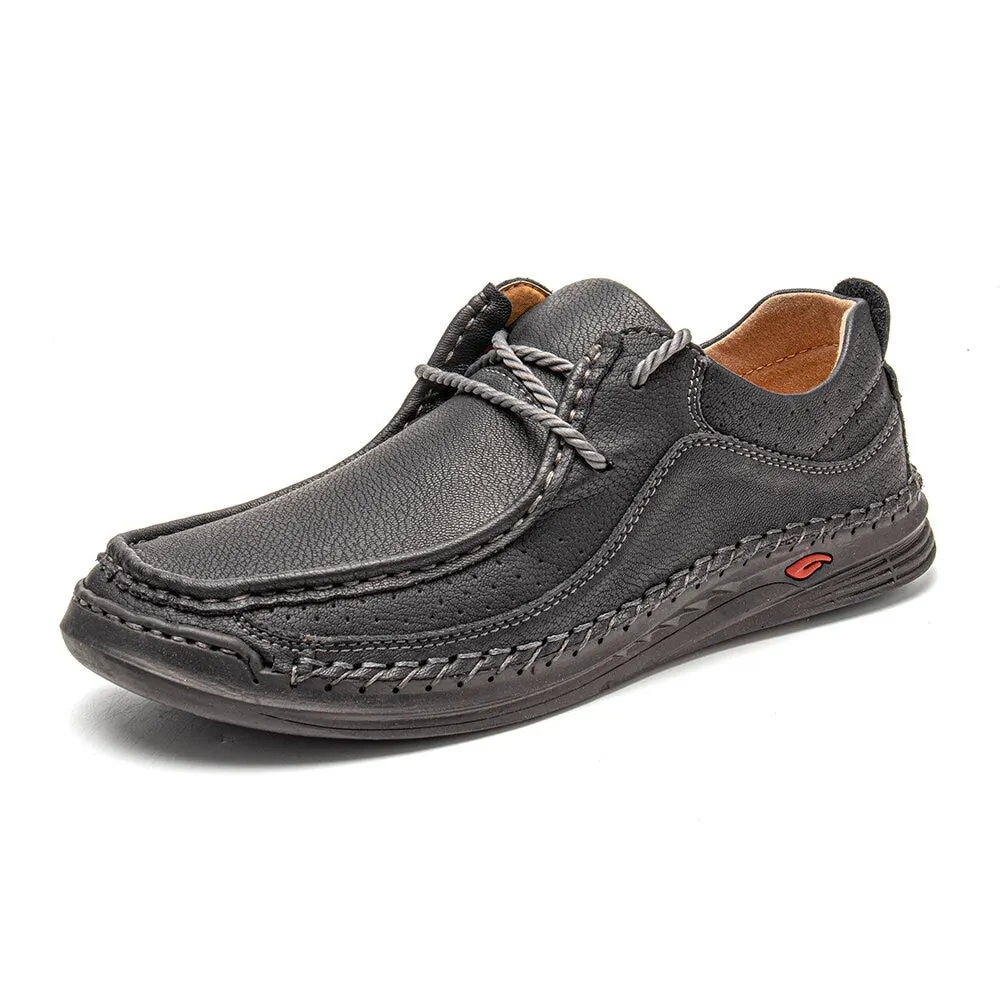 Handmade Leather Shoes Men Casual Sneakers Comfort Driving Shoe Soft Leather Loafers Men Shoes Moccasins Tooling Shoe Footwear