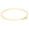 DIY Wooden Cross Stitch Frame Needlework Hoop Ring Hand Embroidery Tool