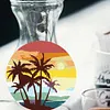 9pcs DIY Wooden Coasters Paint by Numbers Acrylic Painting