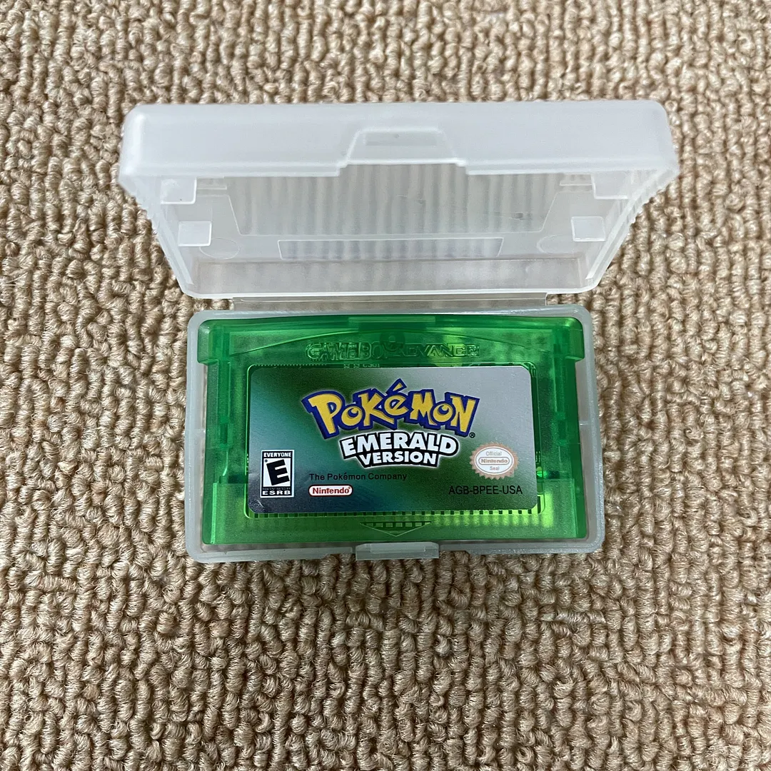 Pokemon Emerald - RTC Clock Patch GBA For GameBoy Advance - 32 Bit Video Game Cartridge