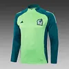 Joyfball 2024/2025 Mexico Half-Pull Training Suit Green Football Shirt 1:1 Thai Quality