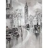 （2-Pack）Beautiful Street-Full Round Diamond Painting 30*40CM