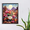 Desert Cactus Flower-Full Round Diamond Painting