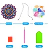Diamond Painting Mandala Pendant Clock