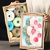 DIY Diamond Painting Wooden Tray Food Tray with Handle Living Room Decoration Cupcake Wooden Tray Kit