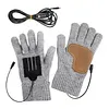 USB Electric Heated Gloves Anti-Slip Thicken Cycling Glove for Winter Ski Sports