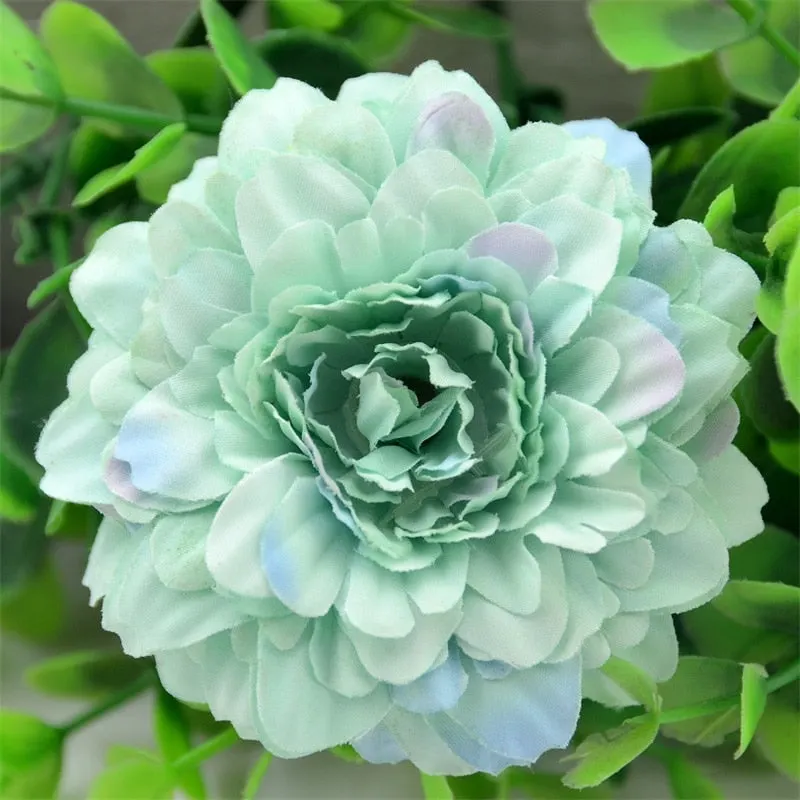 20pcs/lot 7cm  Artificial Silk Dahlia Daisy Chrysanthemum Flower Heads For Home Wedding Decoration Handmade DIY Fake Flowers