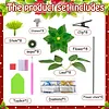 8pcs Flower Shape DIY Diamond Painting 3D Composite XMAS Floral Decorative Set