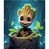 Tree Groot - 11CT Stamped Cross Stitch - 40*45cm
