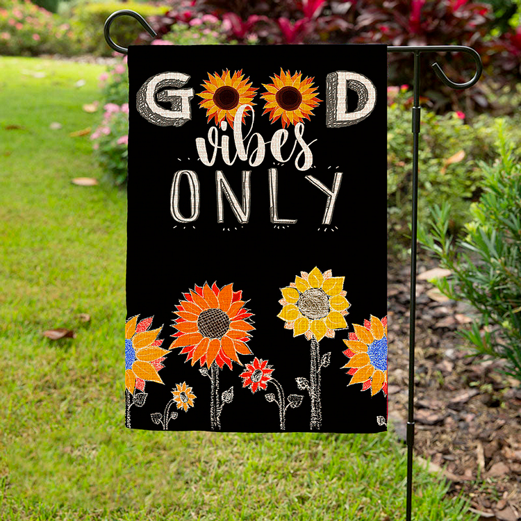 Linum Outdoor Courtyard Garden Flag - Double-Sided
