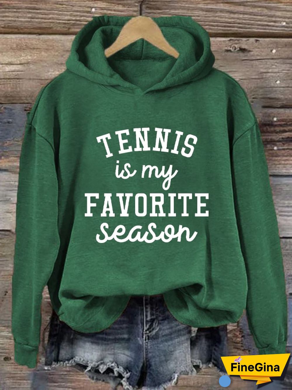 Women's Tennis is my Favorite Season Casual Hoodie