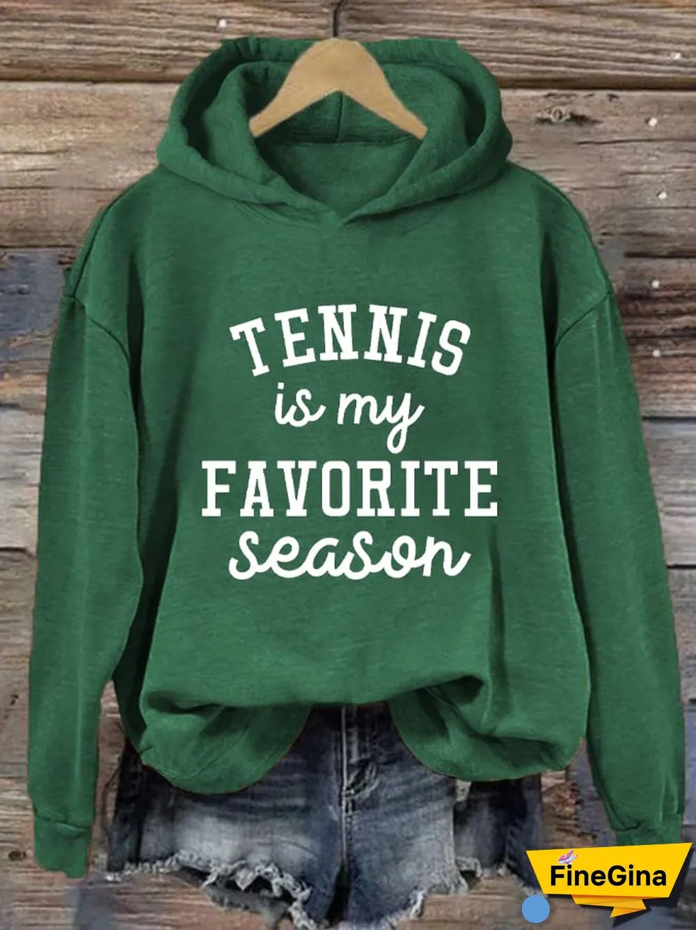 Women's Tennis is my Favorite Season Casual Hoodie