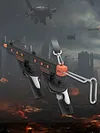 VR Gun Stock Compatible for Meta Quest 3S/3 Accessories VR Controller Stock Rifle Adapter with Shoulder Strap Enhance Real Feeling and Stability