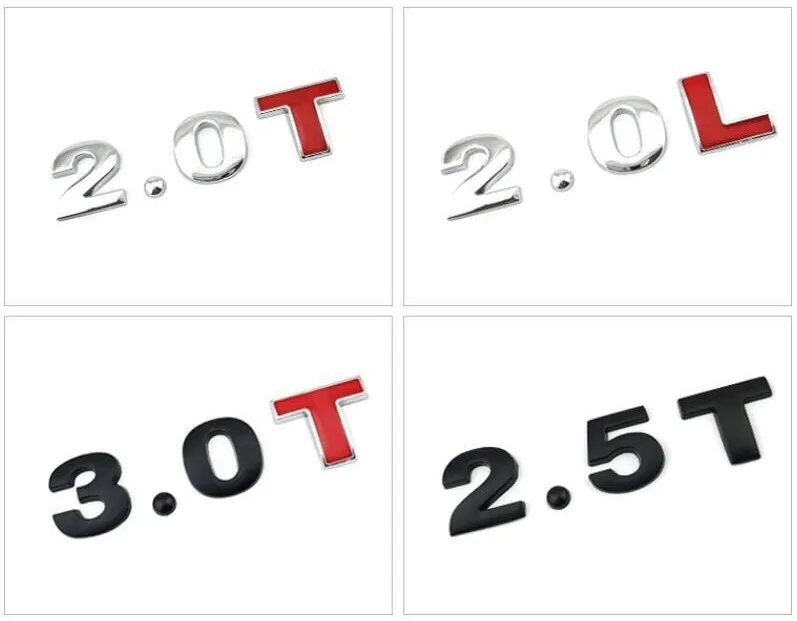 Car DIY personalized letter metal sticker