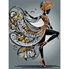 Dancing Lady-Special Shaped Diamond Painting Kit
