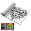 3PCS Tree Coloring Book Set Mindfulness Art Books for Adults 