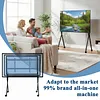 [US Local Warehouse] Universal Rolling Tv Stand for 86-110 Inch Screens Heavy Duty Whiteboard Stands Max Load 485LBS/220kg Smart Board Stand with Lockable Wheels