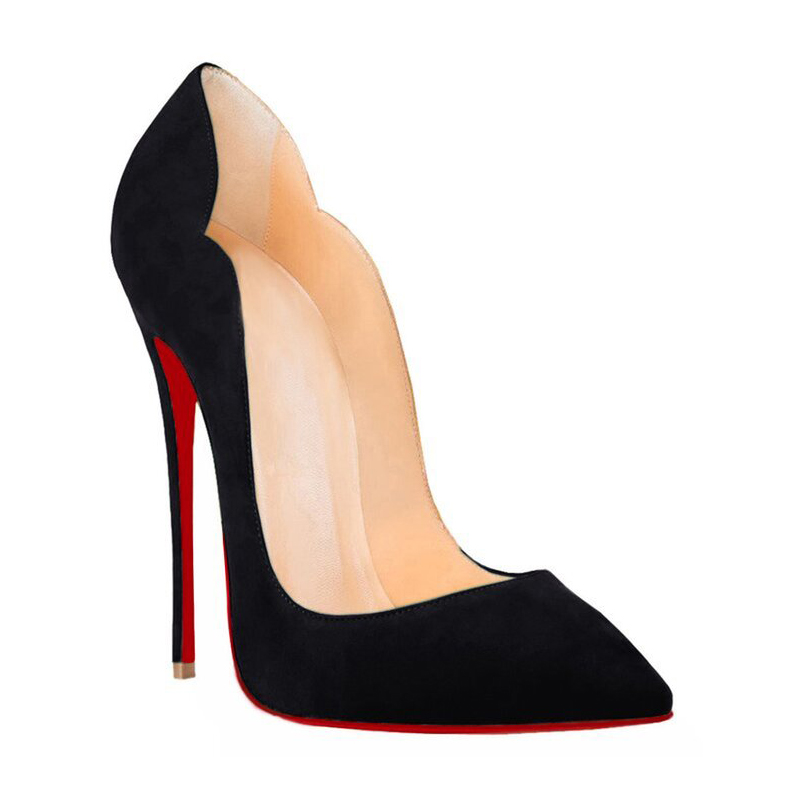 Classic Women's Red Bottom High Heels for Party Wedding Pumps-MERUMOTE