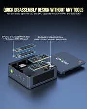 【32GB換装】GMKtec M5 Plus Ryzen7 5825U ミニPC AMD Ryzen 7 5825U Mini PC--NucBox M5 Plus