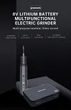52-in-1 Rechargeable 80W Electric Micro-Sharpening Pen, Cordless Mini Electric Engraving Pen DIY Engraving Equipment - Engraving Tool Kit for Glass Ceramic Wood Ornaments