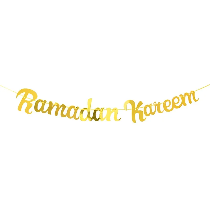 Wooden EID Mubarak Decoration Ramadan Mubarak Ornaments Islamic Muslim Pendant Eid Al Adha Party Supplies Ramadan Kareem Gifts