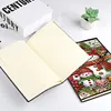 (US Local)50-Page A5 Snowman Diamond Painting Notebook for Adult Holiday Birthday Gift