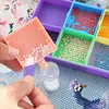New Diamond Painting Beads Sorting Trays Rhinestone Storage Plate Multifunctional Bead Storage DIY Diamond Art Accessories