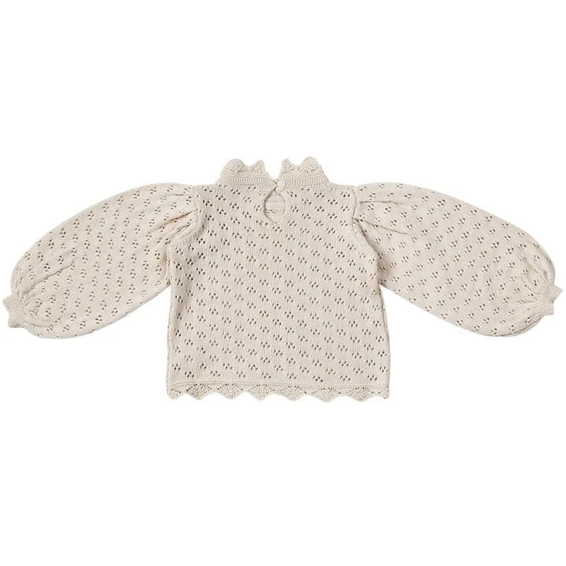 Baby Girls Knitting Dresses Toddler Girl Winter Knit Dress Beautiful Vintage Style Child Full Sleeve Kniting Dress