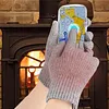 USB Electric Heated Gloves Anti-Slip Thicken Cycling Glove for Winter Ski Sports