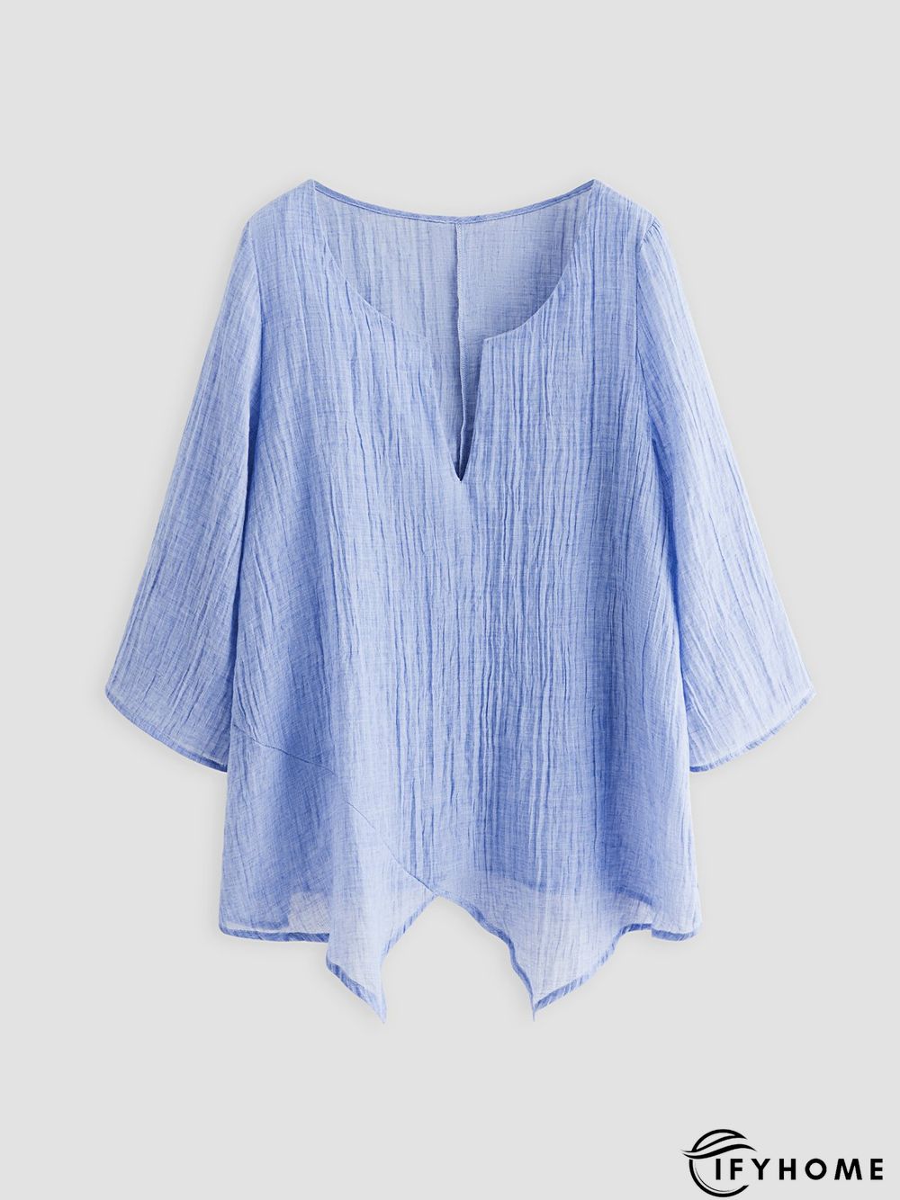 Loose Linen Women Summer Blouse | IFYHOME
