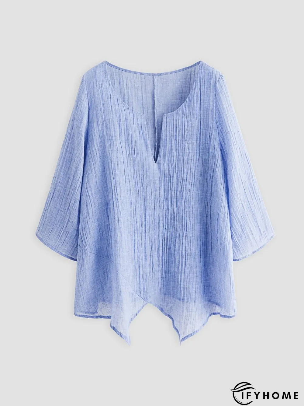 Loose Linen Women Summer Blouse | IFYHOME