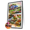 (US Local)Countryside - Flower Special Shaped Diamond Painting Kit(85*45cm)