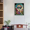 Diamond Painting-DIY Full Round Drill Stained Glass Hot Air Balloon(50*40 CM)