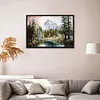 11CT Counted/Stamped Mountain water-Cross Stitch 40*50cm