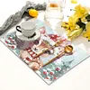 Christmas Diamond Painting Placemats DIY Diamond Dot Kits for Home Decor