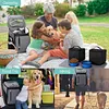 Dog Travel Bag, Weekend Pet Travel Set for Dog and Cat, Airline Approved Tote Organizer with Multi-Function Pockets (Grey)