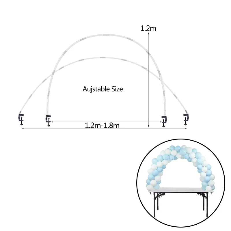 Balloon Arch Stand Frame Base Birthday Balloons Holder Column Balloon Chain for Wedding Birthday Party Decoration Baby Shower