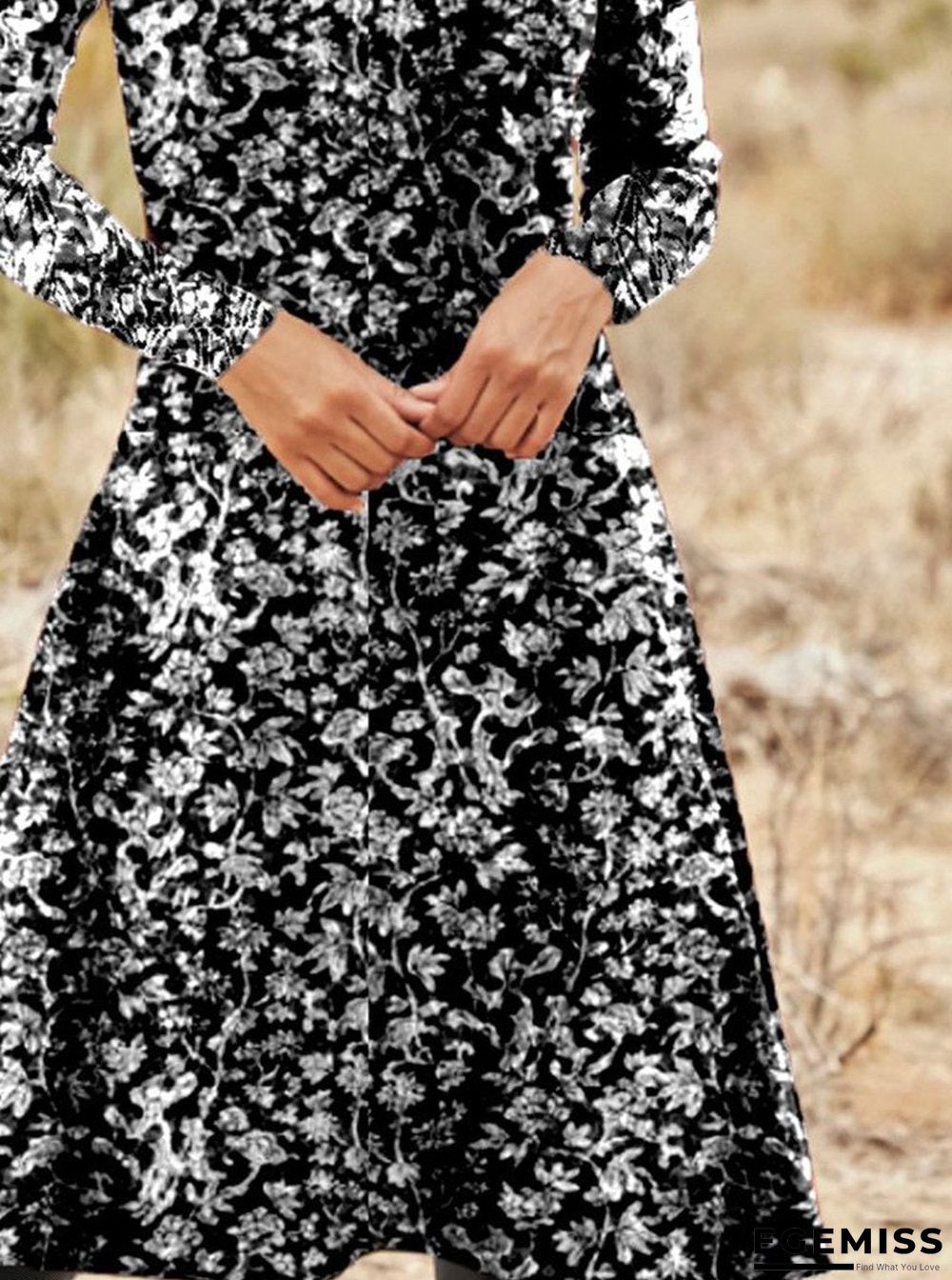 Casual Cotton Blends Regular Fit Dress | EGEMISS