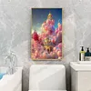 【Limited Stock Sale】（Big Size）Pink Castle-Paint by Numbers Acrylic Painting 40*60cm