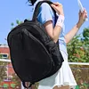 Women Nylon Racket Backpack Waterproof Tennis Badminton Bag & Shoe Compartment