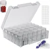 24/48/60 Slots Diamond Painting Storage Storage Containers, Bead Organizer Diamond Containers Beaded Embroidery Box Storage Containers