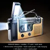 AM FM SW Emergency Power Bank SOS Alarm LED Light Hand Crank Solar Weather Radio