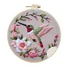 4 Set Flower Bird Series- Embroidery Kits
