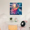 Ice Dress Girl-14CT Stamped Cross Stitch 40*40cm