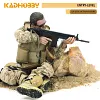Plastic multi-accessory military model 12-inch jungle sniper with Barrett 1/6 soldier