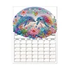 Dolphin Diamond Painting Magnetic Fridge Calendar To-do List Calendar Kit
