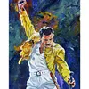 (Stamped/Counted) Freddie Mercury - 11CT Cross Stitch 40*50cm/15.75*19.69in