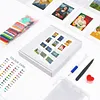 12pcs Famous Painting 5D DIY Square Drill Diamond Painting Kits for Adults Beginners Home Decor Diamonds Paintings Gem Art 5.91x7.09in