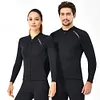 DIVE SAIL Women Diving Long Sleeve Jacket Snorkeling Surf Zip Tops