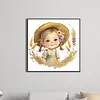 >SALE<5D DIY Full Round Drill Diamond Painting Baby Girl Home Decoration Art Craft